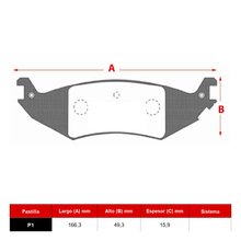 Ficha técnica Pastilla Ital 789 · Frenostock