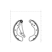 Balata de Freno GTX (FH-1007-GTX) - dibujo tÃ©cnico