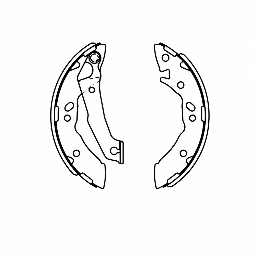 Balata de Freno GTX (FH-1018-GTX) - dibujo técnico corregido