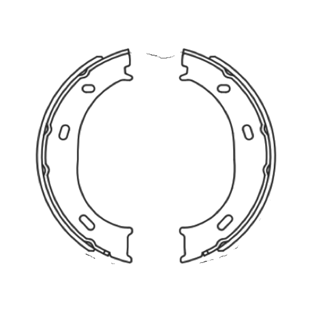 Balata de Freno de Mano GTX (FH-1051-GTX) - dibujo técnico
