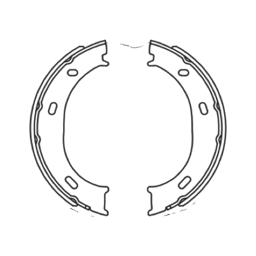 Balata de Freno de Mano GTX (FH-1051-GTX) - dibujo técnico