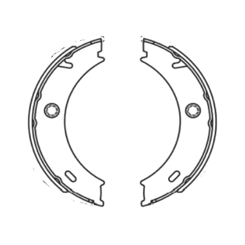 Balata de Freno de Mano GTX (FH-1052-GTX) - dibujo técnico