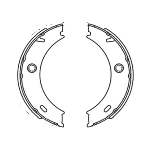 Balata de Freno de Mano GTX (FH-1052-GTX) - dibujo técnico