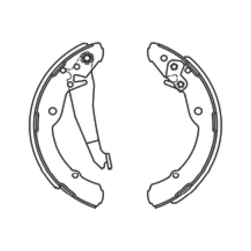 Balata de Freno GTX (FH-1060-GTX) - dibujo técnico