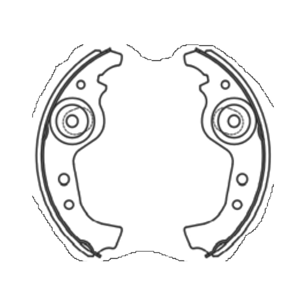 Balata de Freno GTX (FH-1081-GTX) - dibujo técnico