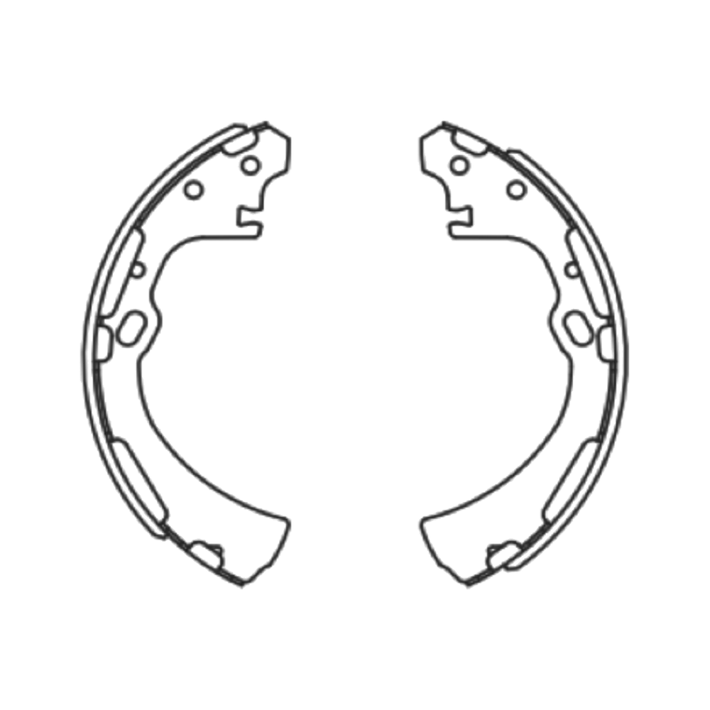 Balata de Freno GTX (FH-1174-GTX) - dibujo técnico