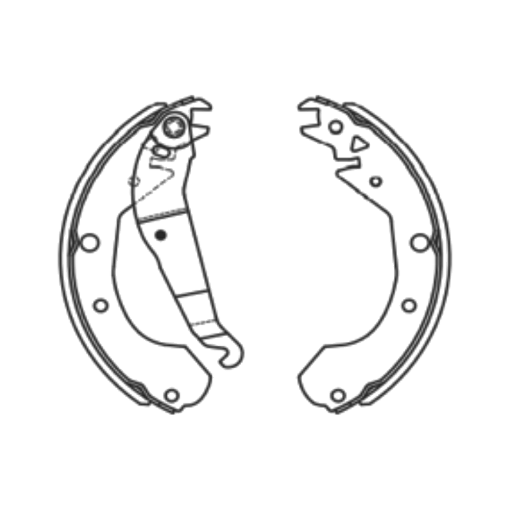 Balata de Freno GTX (FH-1300-GTX) - dibujo técnico