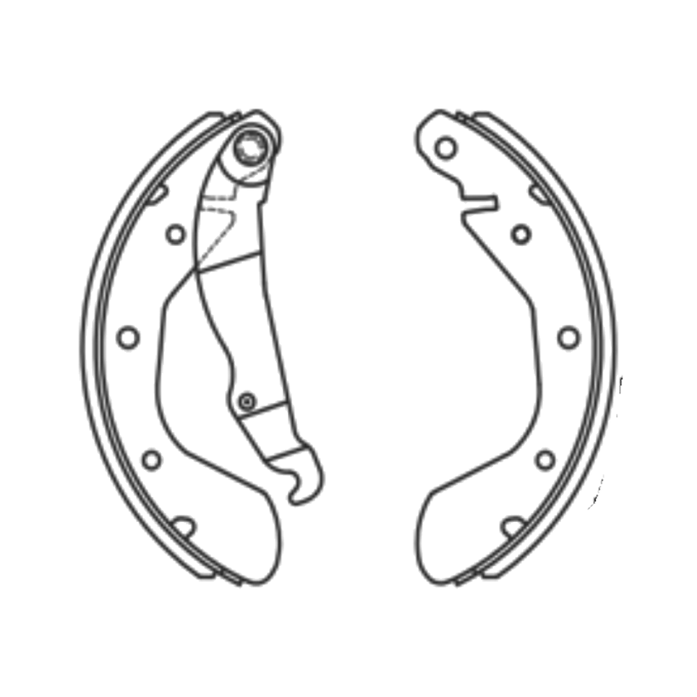 Balata de Freno GTX (FH-1320-GTX) - dibujo técnico