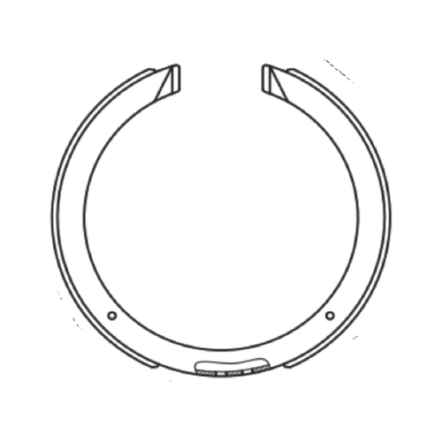 Balata de Freno de Mano GTX (FH-3124-GTX) - dibujo técnico