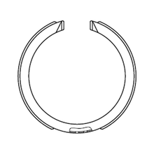 Balata de Freno de Mano GTX (FH-3125-GTX) - dibujo técnico