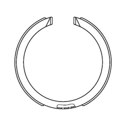 Balata de Freno de Mano GTX (FH-3125-GTX) - dibujo técnico