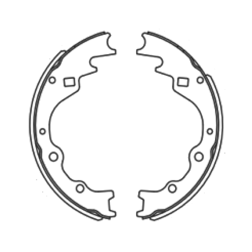 Balata de Freno GTX (FH-3349-GTX) - dibujo técnico