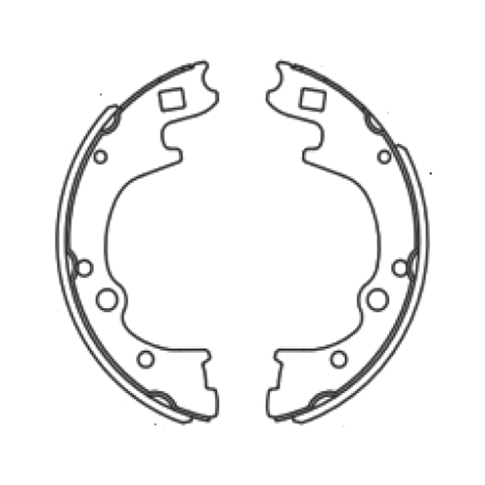 Balata de Freno GTX (FH-3350-GTX) - dibujo técnico