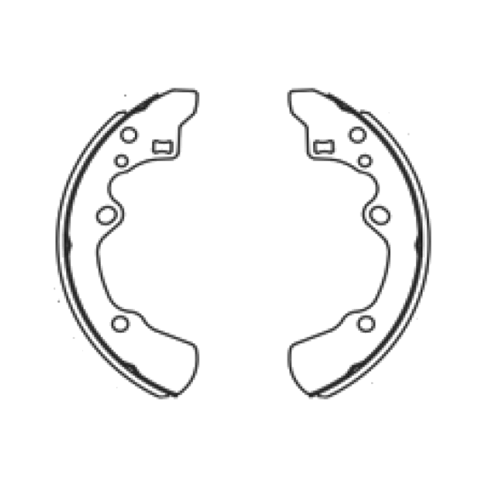 Balata de Freno GTX (FH-3372-GTX) - dibujo técnico