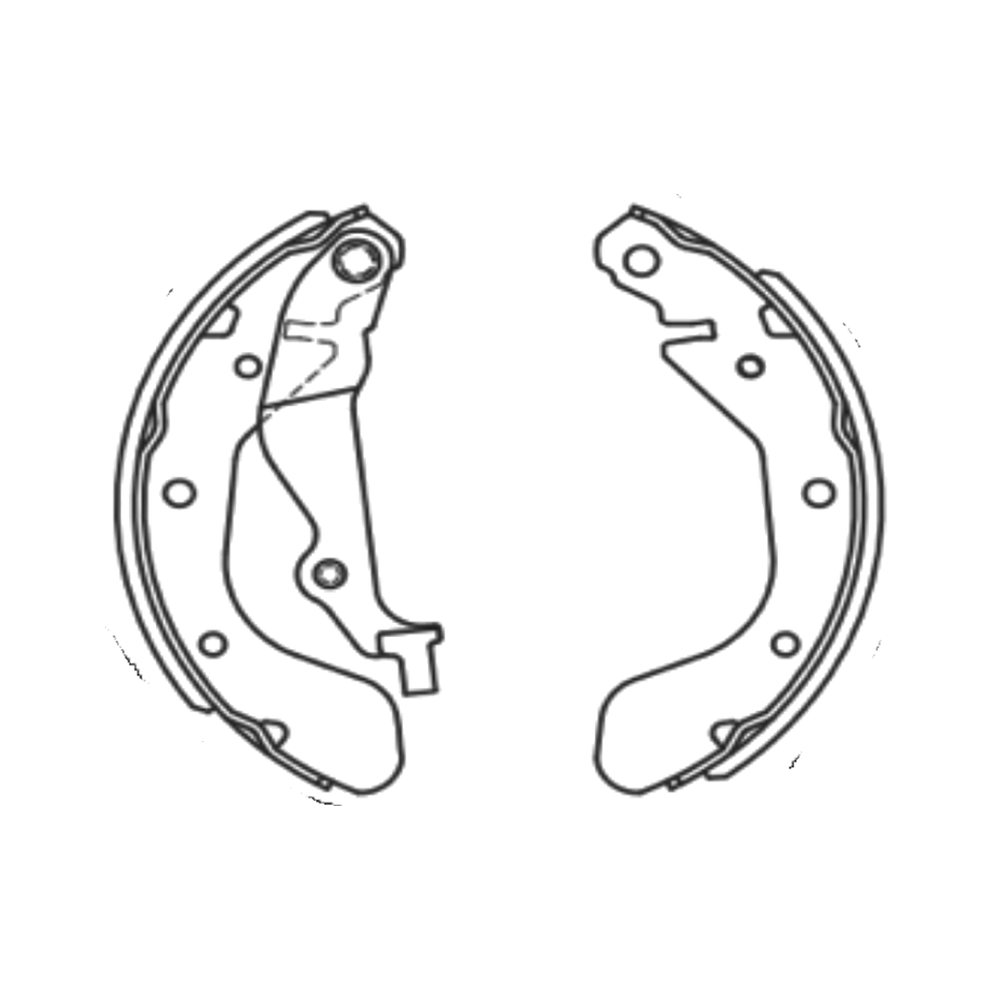 Balata de Freno GTX (FH-4400-GTX) - dibujo técnico
