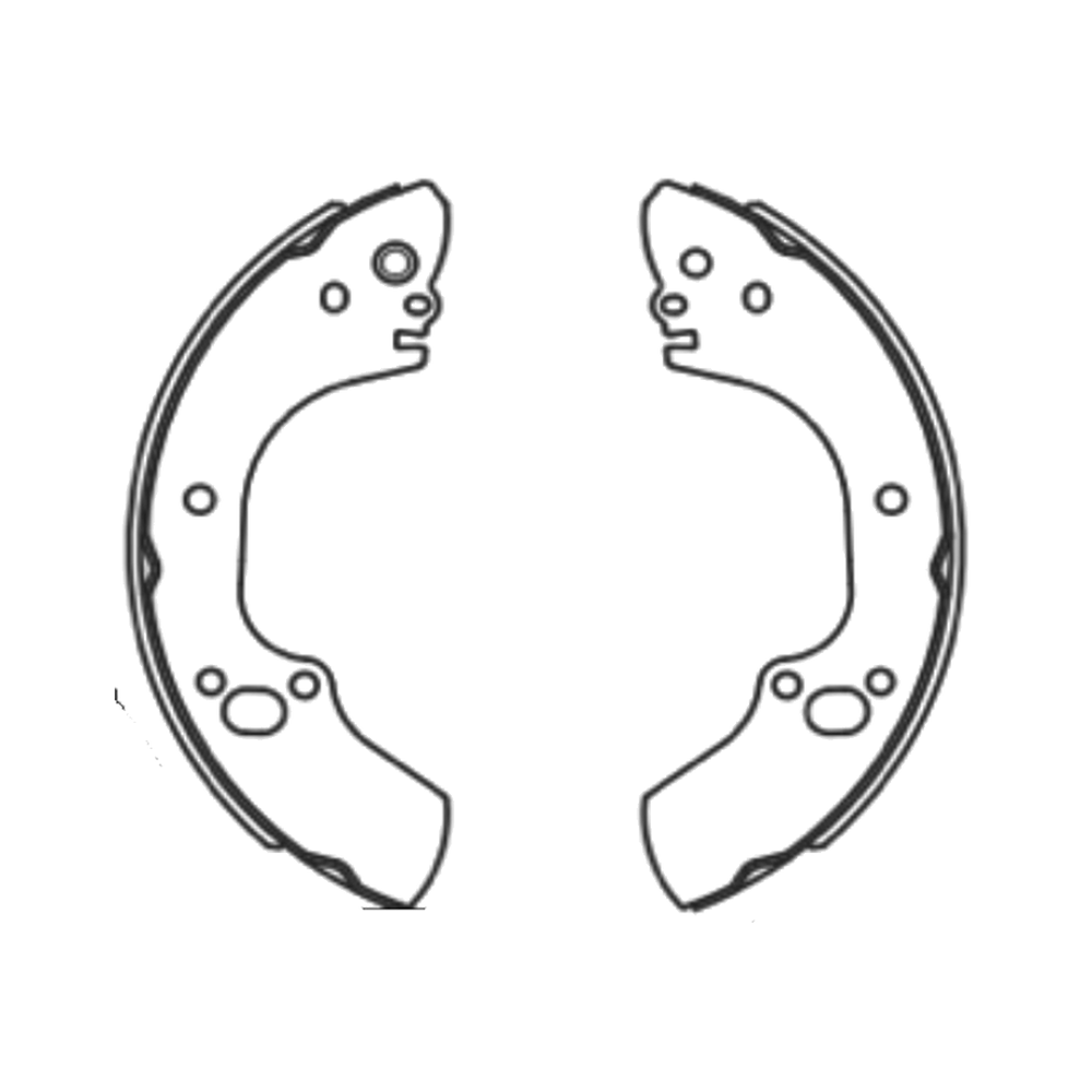 Balata de Freno GTX (FH-4462-GTX) - dibujo técnico