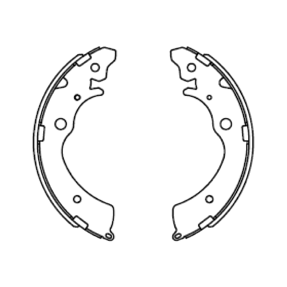 Balata de Freno GTX (FH-5524B-GTX) - dibujo técnico