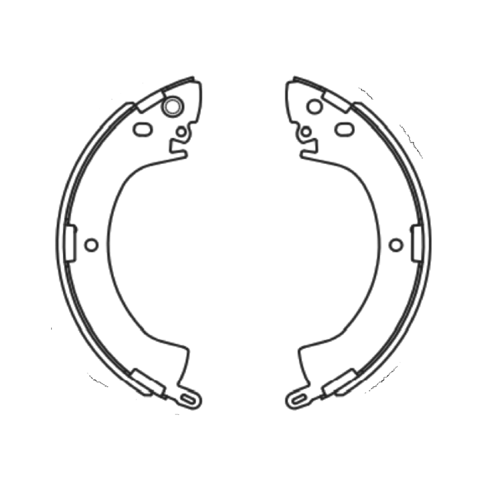 Balata de Freno GTX (FH-6664-GTX) - dibujo técnico