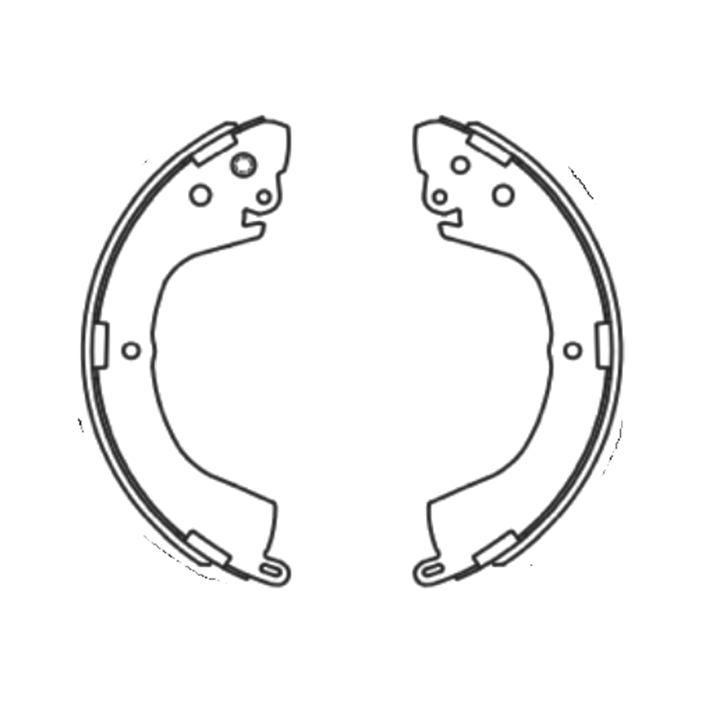 Balata de Freno GTX (FH-6718-GTX) - dibujo técnico