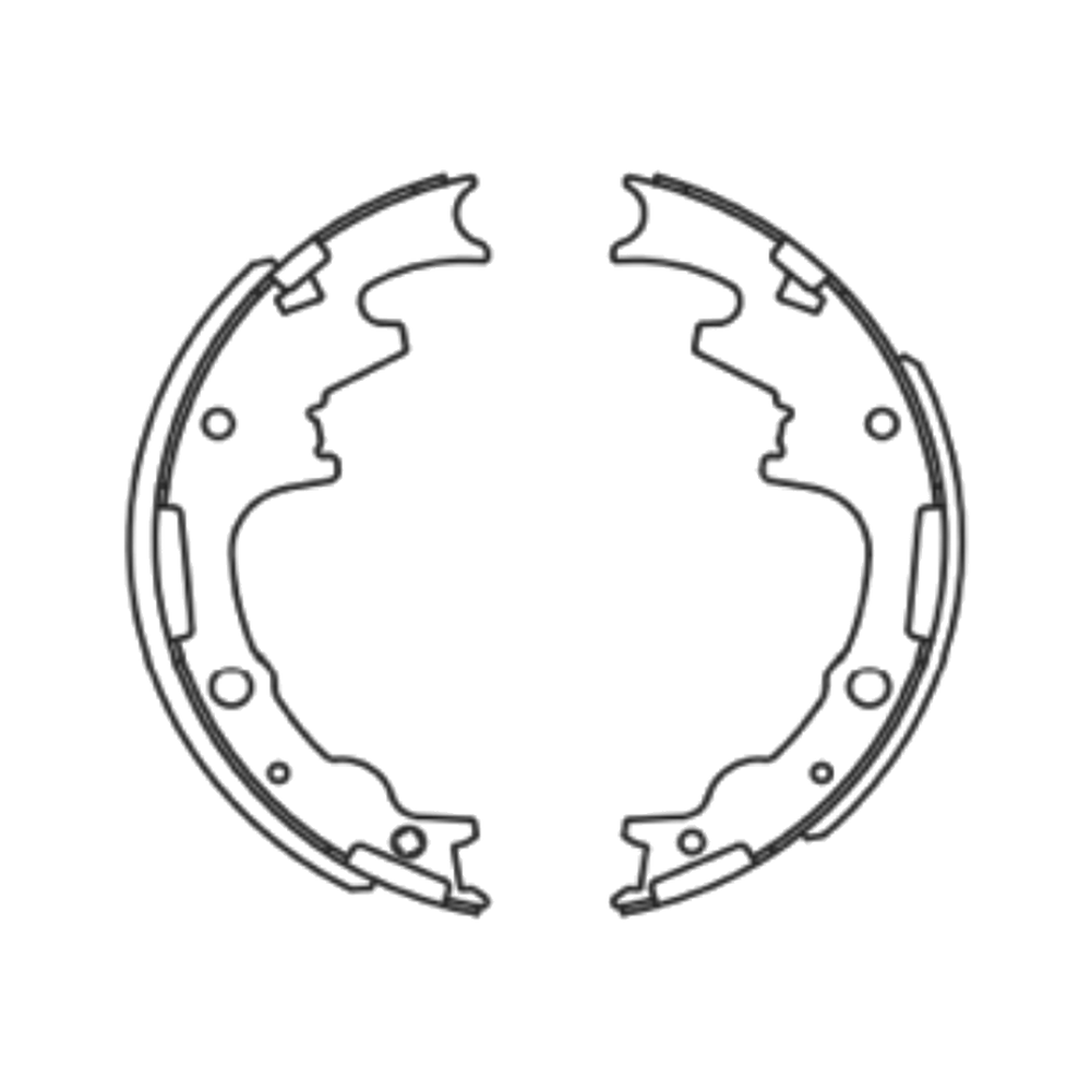 Balata de Freno GTX (FH-704T-GTX) - dibujo técnico