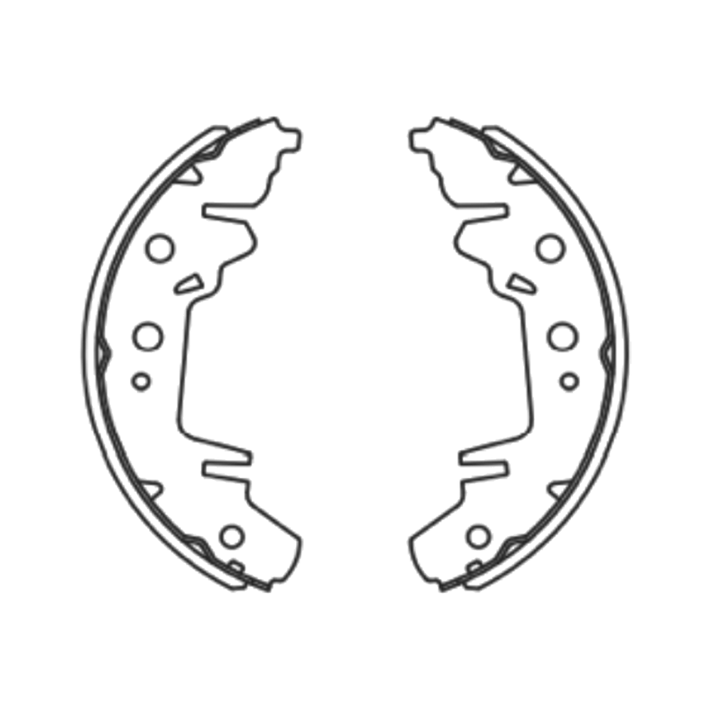 Balata de Freno GTX (FH-714-GTX) - dibujo técnico