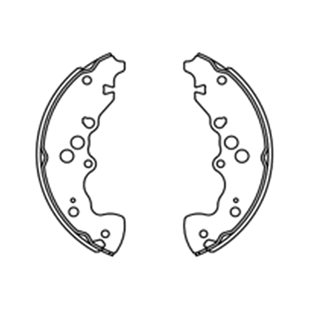 Balata de Freno GTX (FH-786-GTX) - dibujo técnico