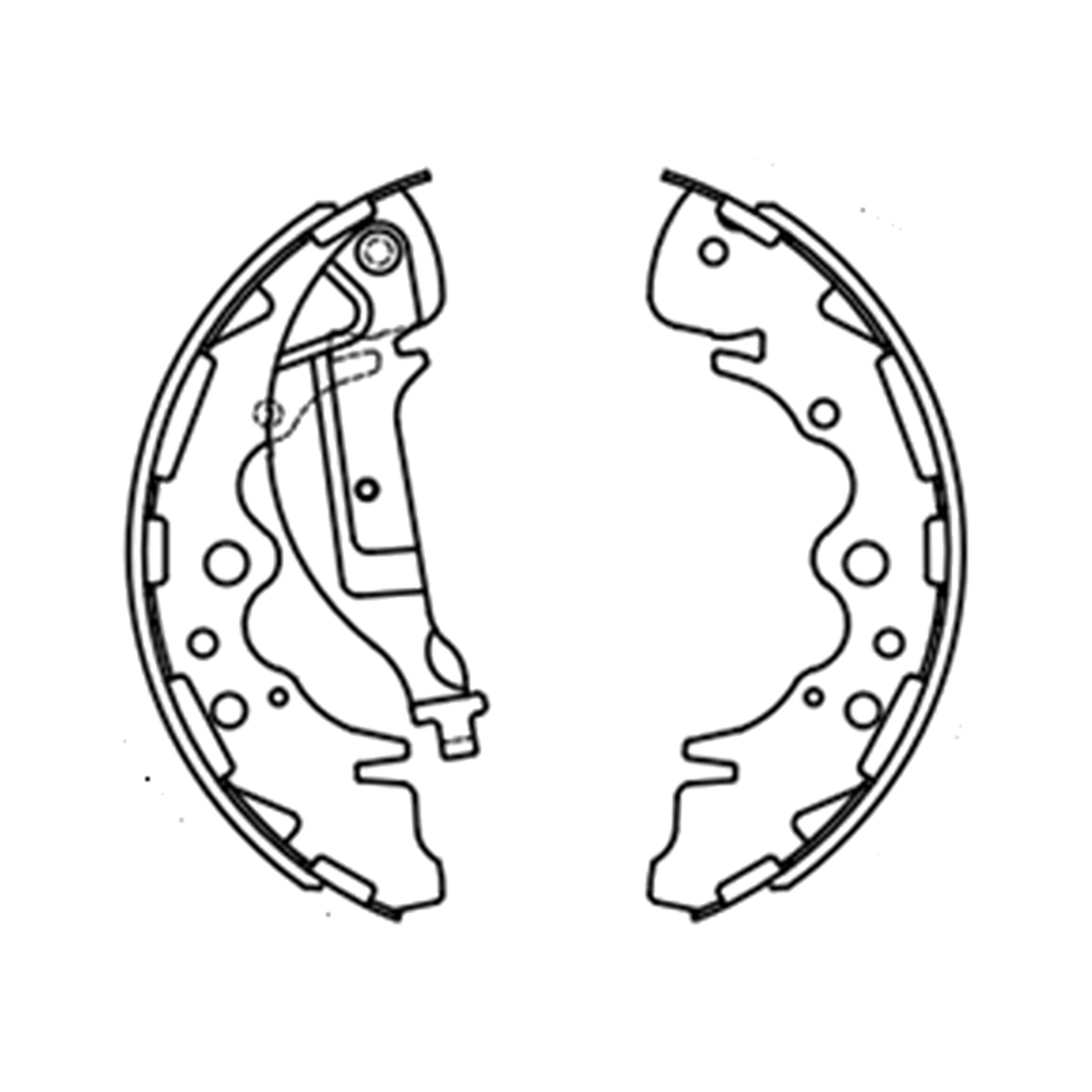 Balata de Freno GTX (FH-789-GTX) - dibujo técnico