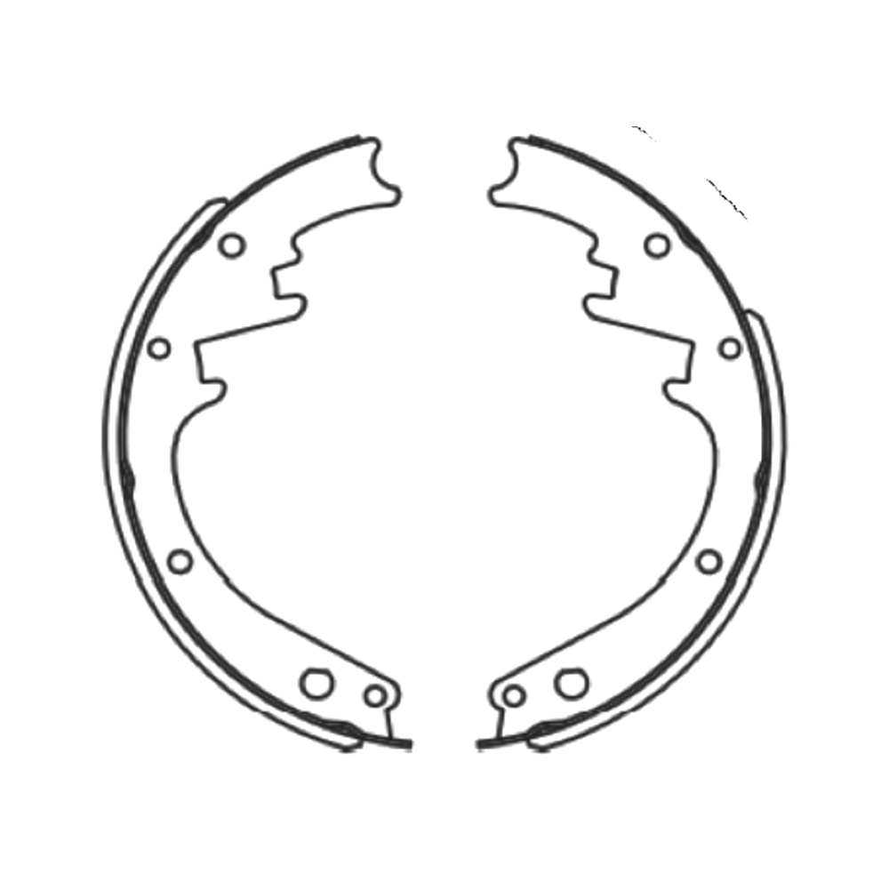 Balata de Freno GTX (FH-8119-GTX) - dibujo técnico