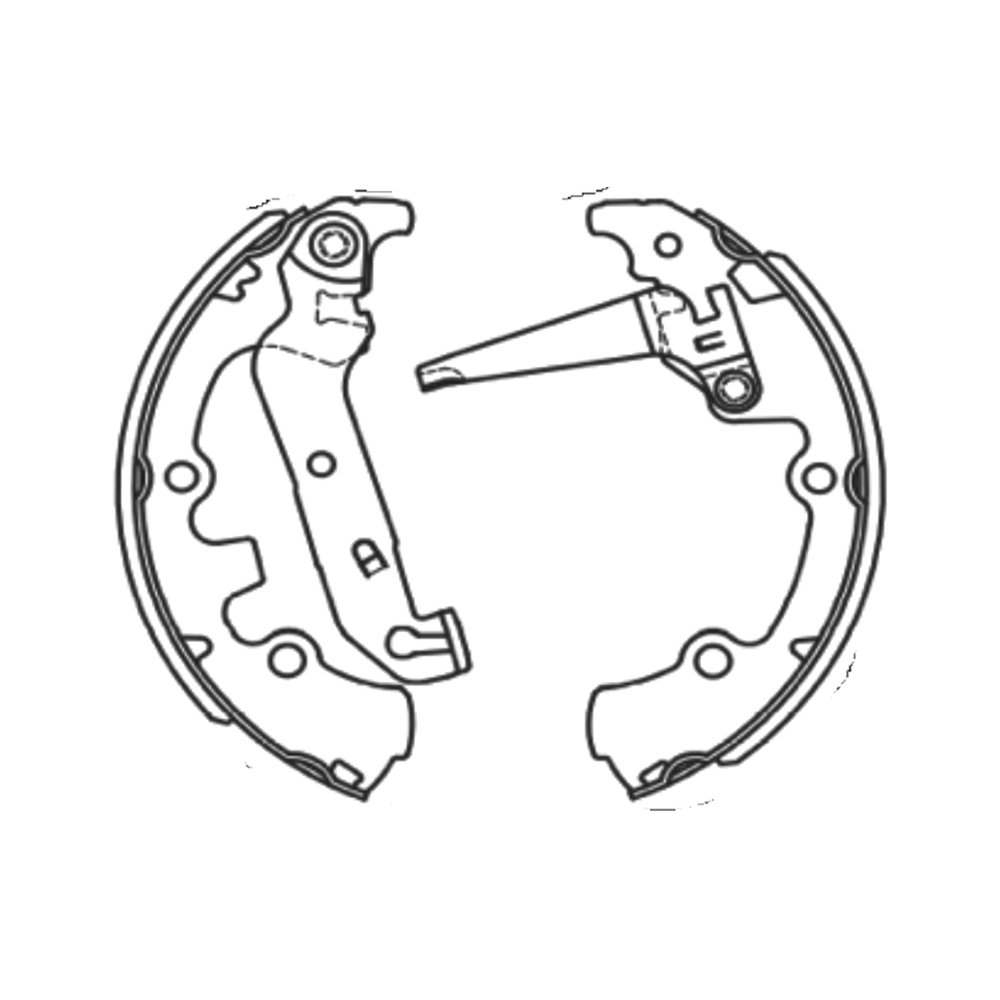 Balata de Freno GTX (FH-8144-GTX) - dibujo técnico