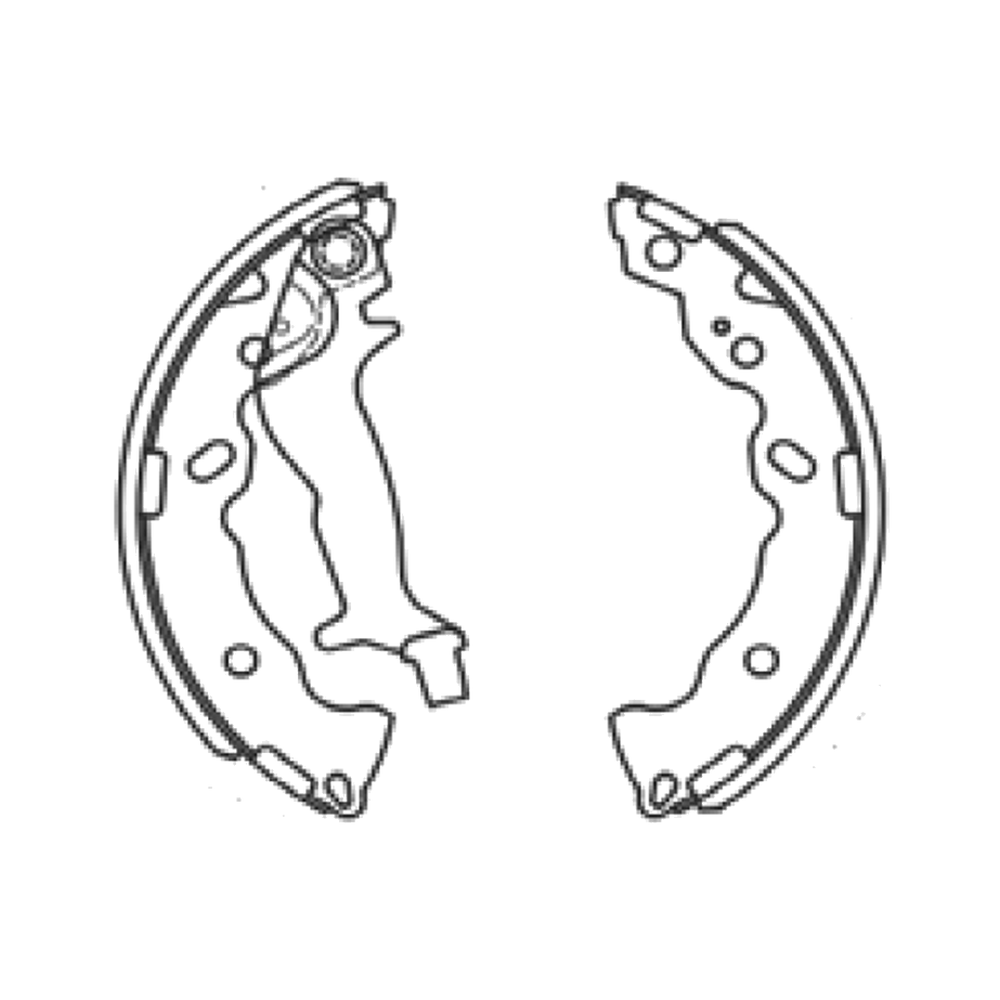 Balata de Freno GTX (FH-8154A-GTX) - dibujo técnico
