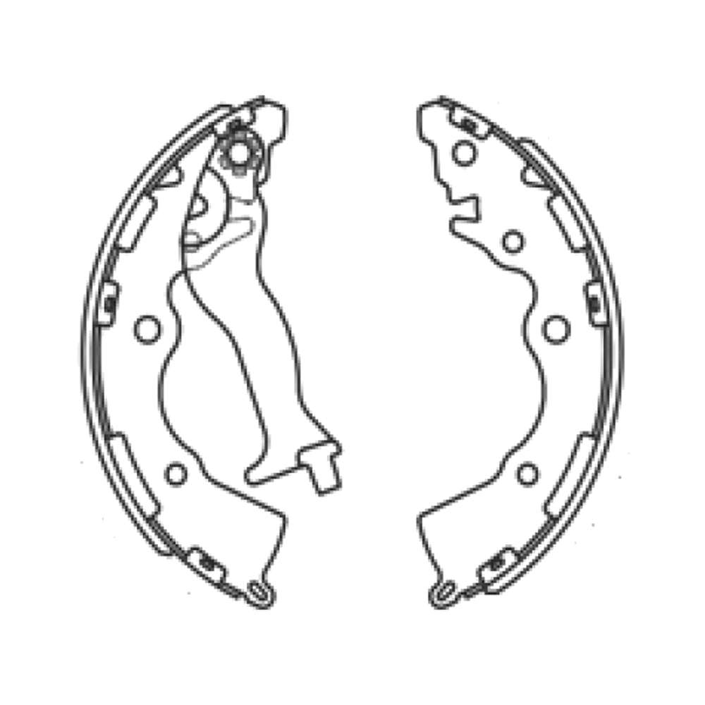 Balata de Freno GTX (FH-8163-GTX) - dibujo técnico