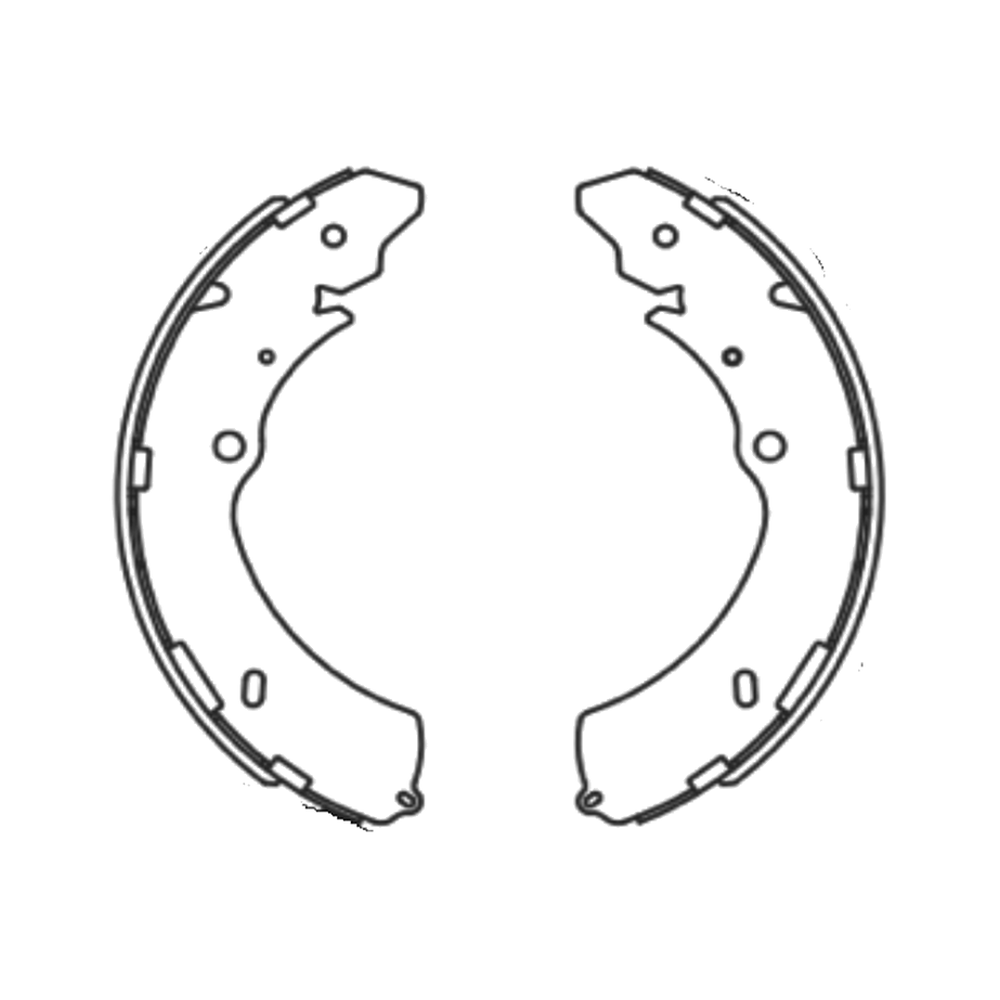 Balata de Freno GTX (FH-8199-GTX) - dibujo técnico