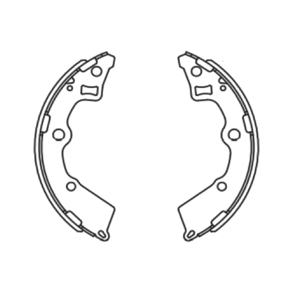 Balata de Freno GTX (FH-8222-GTX) - dibujo técnico