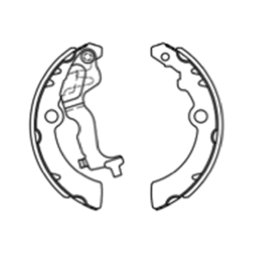 Balata de Freno GTX (FH-8236-GTX) - dibujo técnico