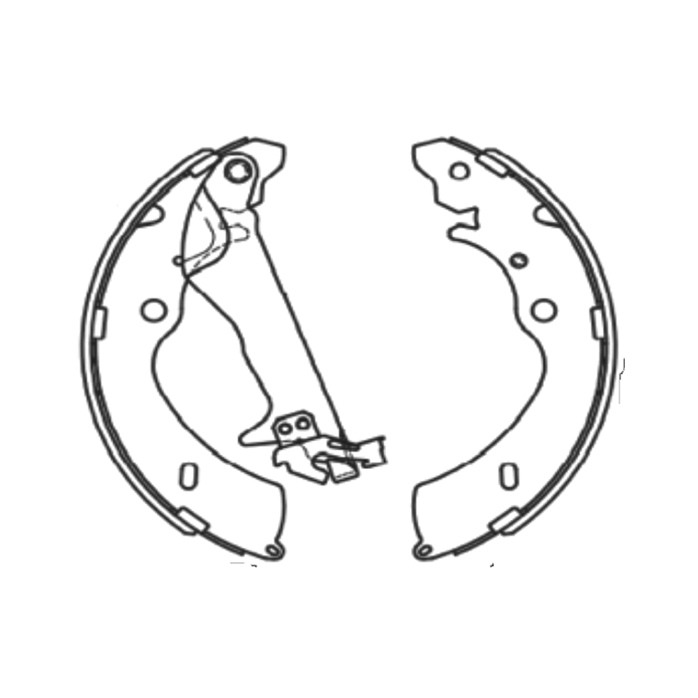 Balata de Freno GTX (FH-8237-GTX) - dibujo técnico