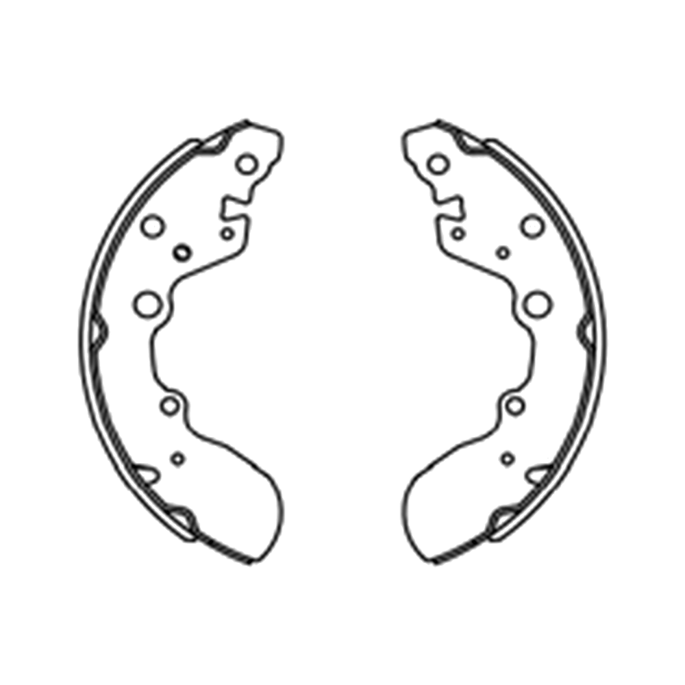 Balata de Freno GTX (FH-8240-GTX) - dibujo técnico