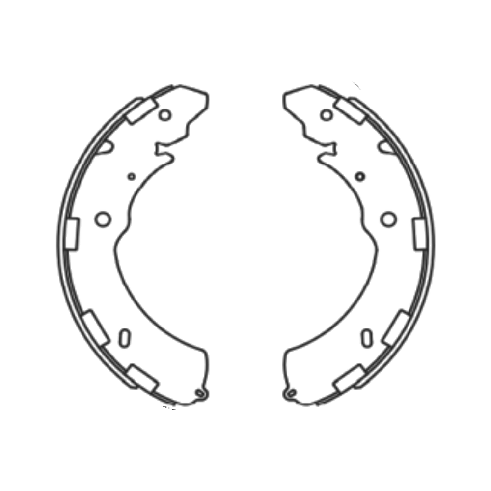 Balata de Freno GTX (FH-8244-GTX) - dibujo técnico