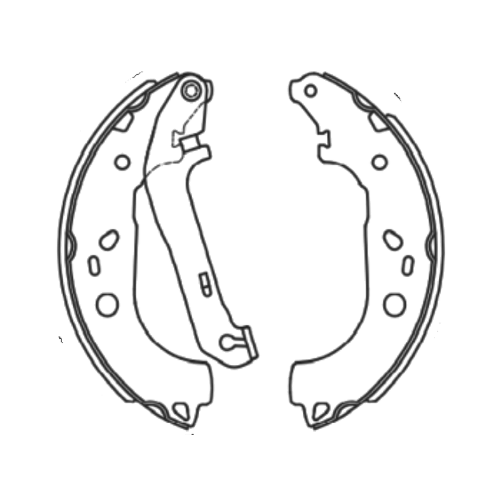 Balata de Freno GTX (FH-8250-GTX) - dibujo técnico