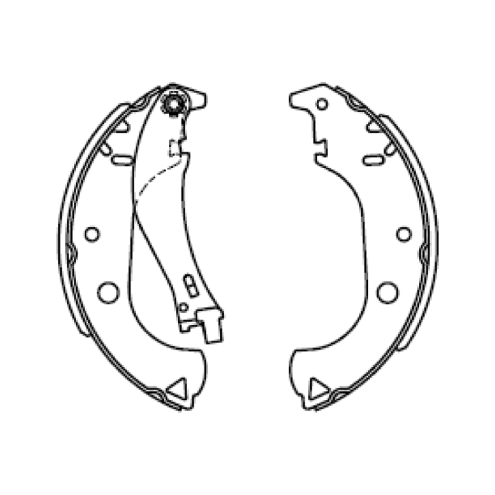 Balata de Freno GTX (FH-8252-GTX) - dibujo técnico