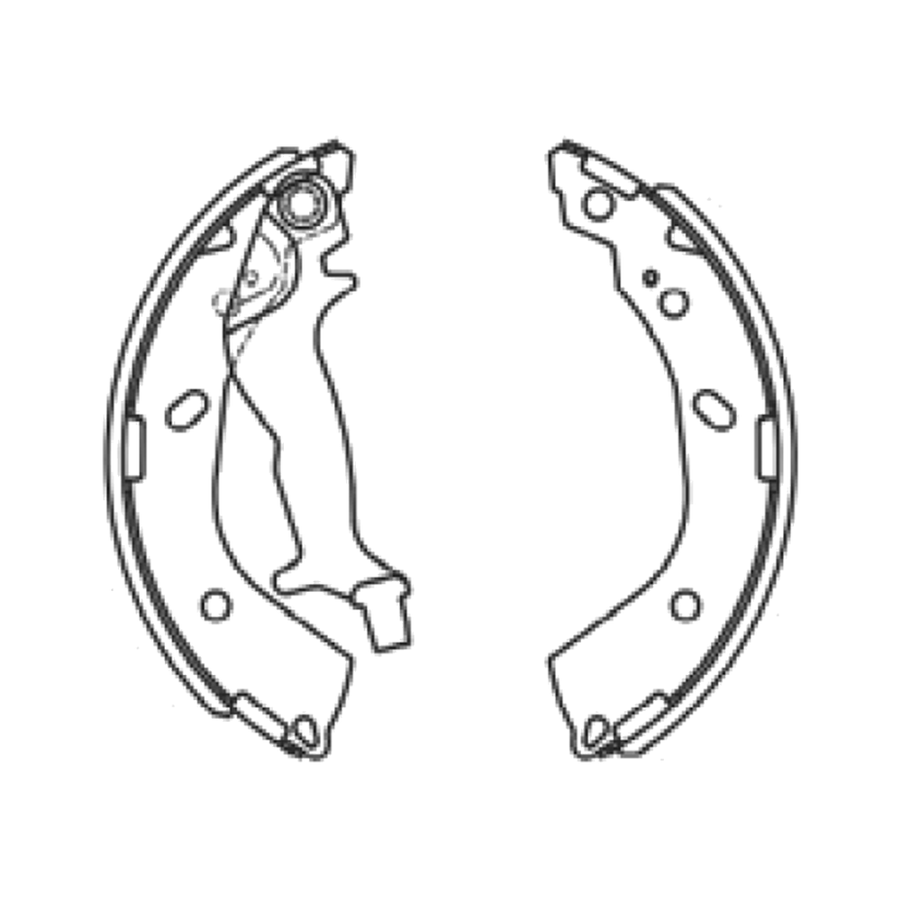 Balata de Freno GTX (FH-8254-GTX) - dibujo técnico