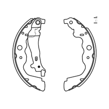 Balata de Freno GTX (FH-8270-GTX) - dibujo técnico