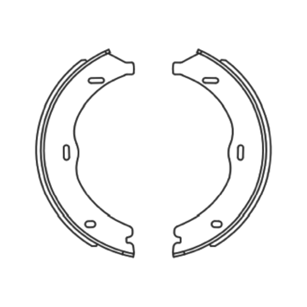 Balata de Freno de Mano GTX (FH-8275-GTX) - dibujo técnico