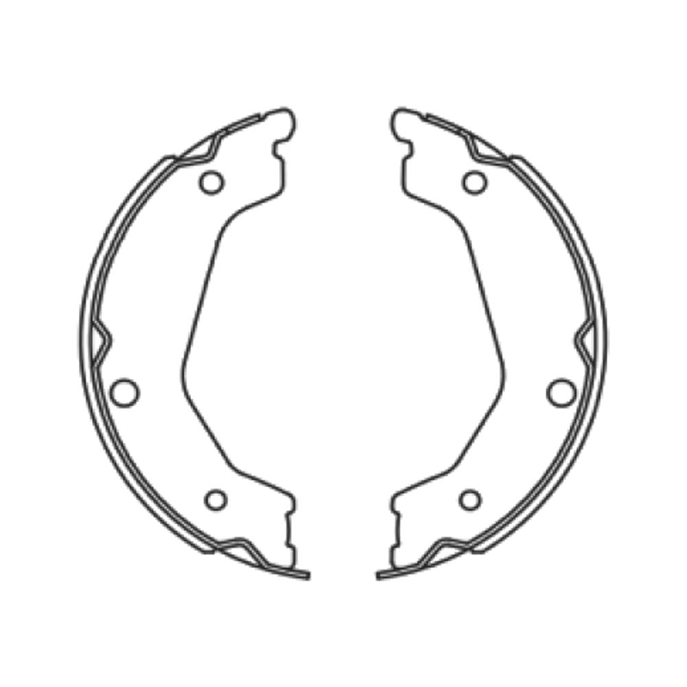 Balata de Freno de Mano GTX (FH-8278-GTX) - dibujo técnico