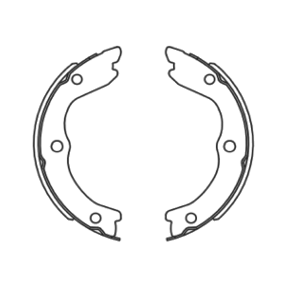 Balata de Freno de Mano GTX (FH-8279-GTX) - dibujo técnico