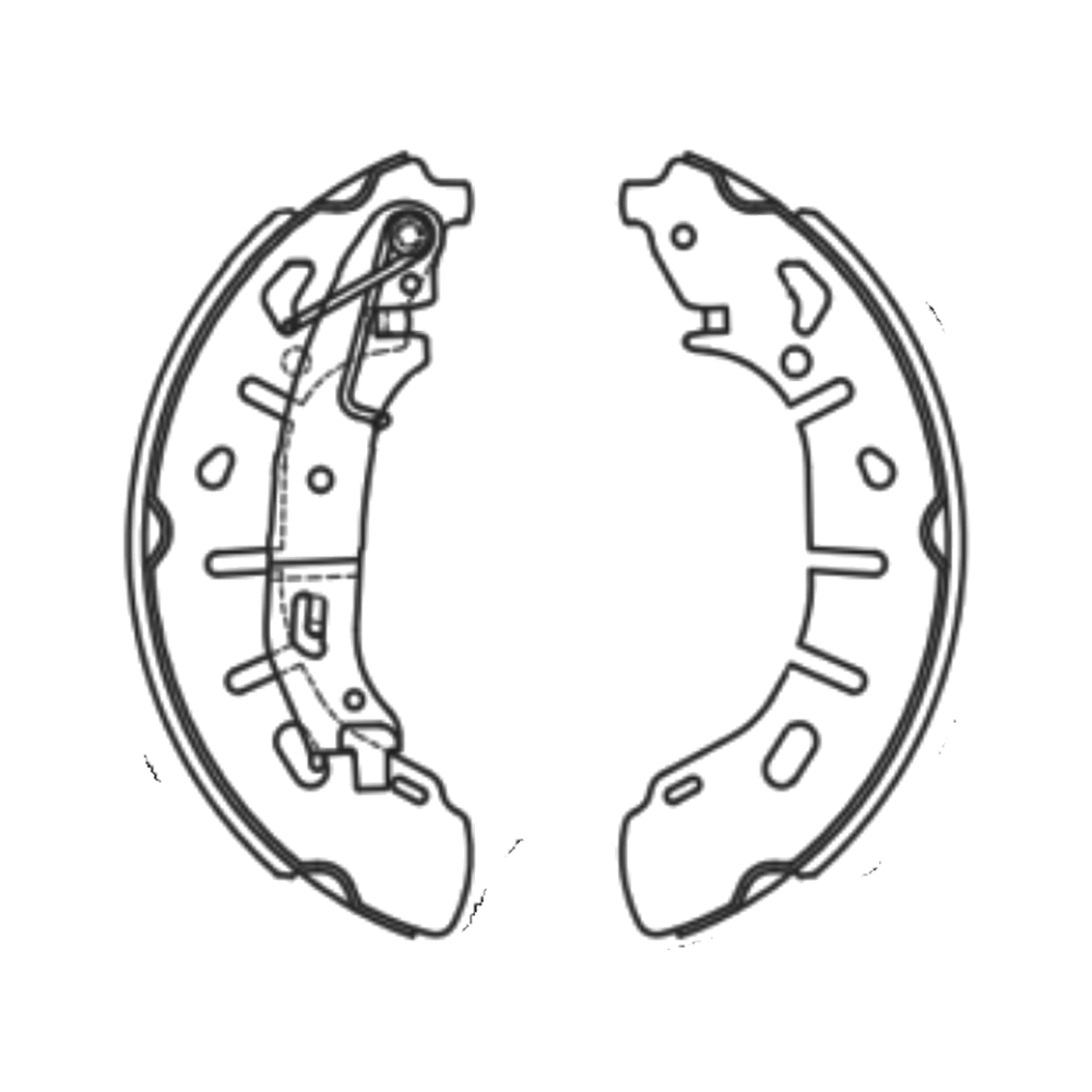 Balata de Freno GTX (FH-8289-GTX) - dibujo técnico