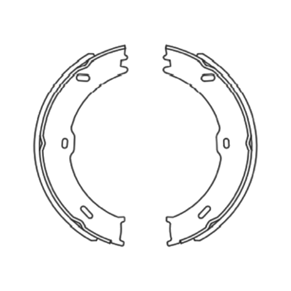 Balata de Freno de Mano GTX (FH-8293-GTX) - dibujo técnico