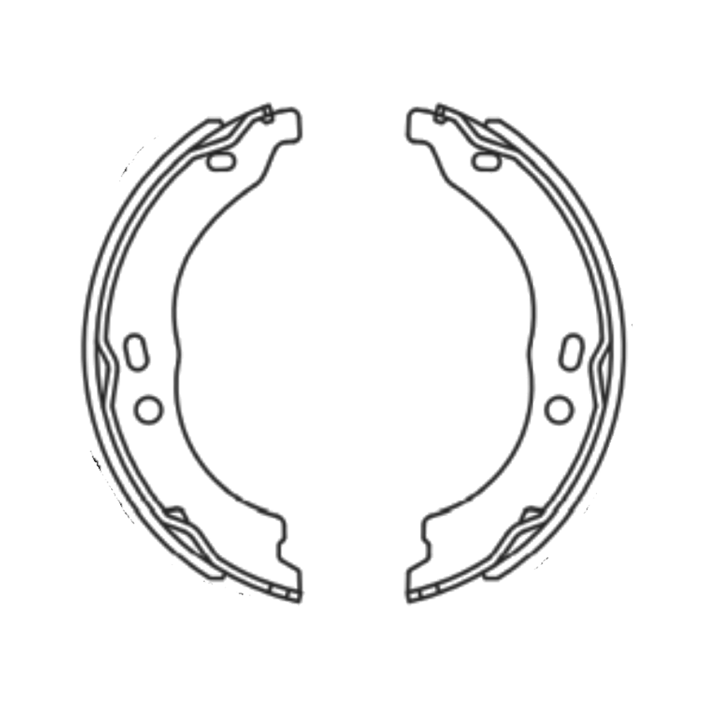 Balata de Freno de Mano GTX (FH-8295-GTX) - dibujo técnico