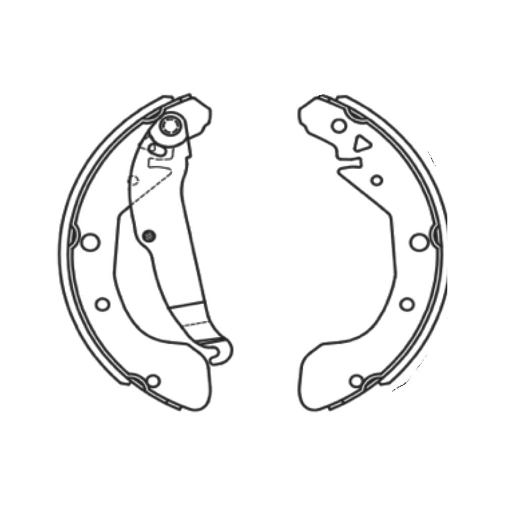 Balata de Freno GTX (FH-8299-GTX) - dibujo técnico