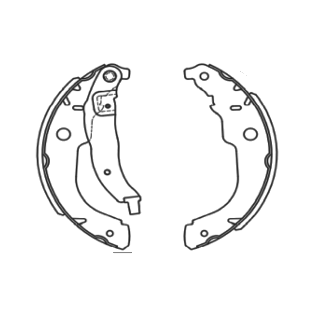 Balata de Freno GTX (FH-8302-GTX) - dibujo técnico