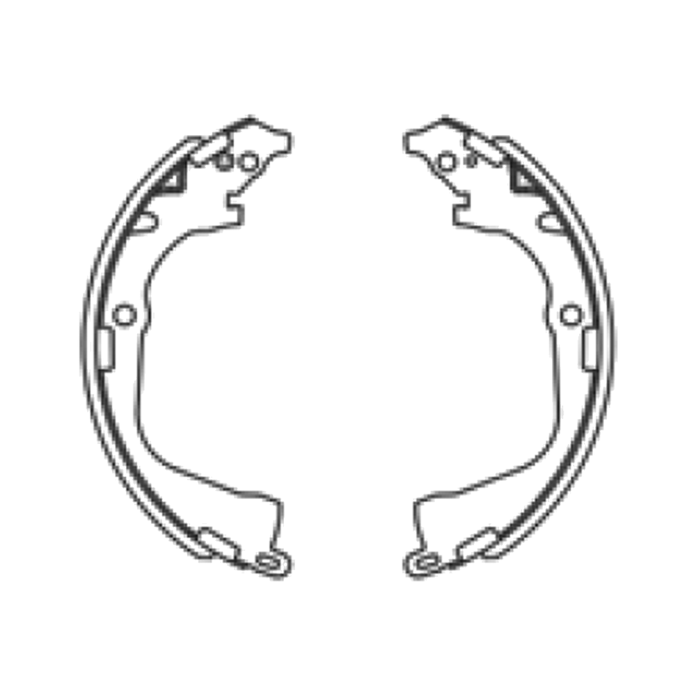 Balata de Freno GTX (FH-8307-GTX) - dibujo técnico